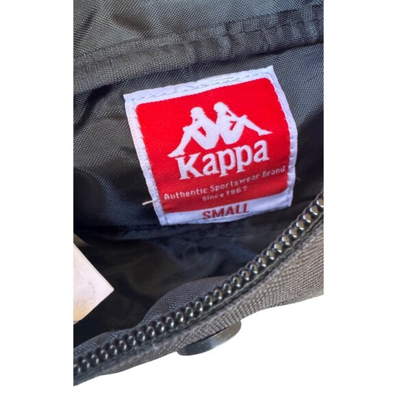 Kappa Black Waist Bag With Adjustable Strap & Logo Embellishments Small Size - Picture 3 of 8